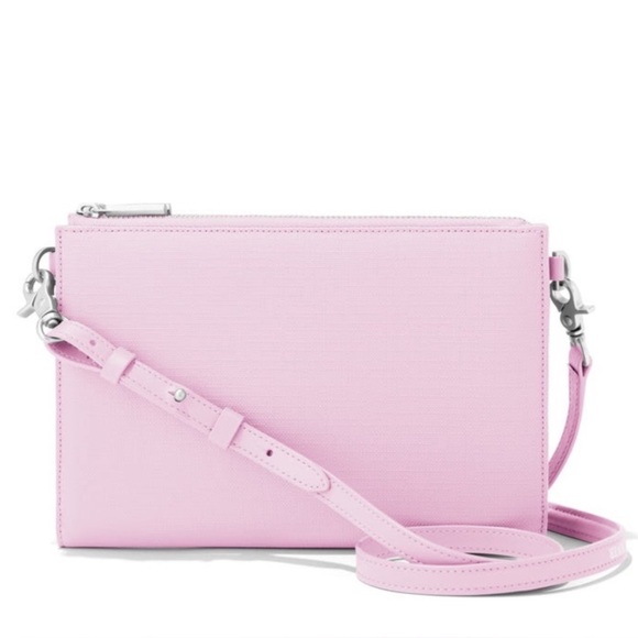 Dagne Dover Handbags - Dagne Dover Crossbody Zipper Purse Pink